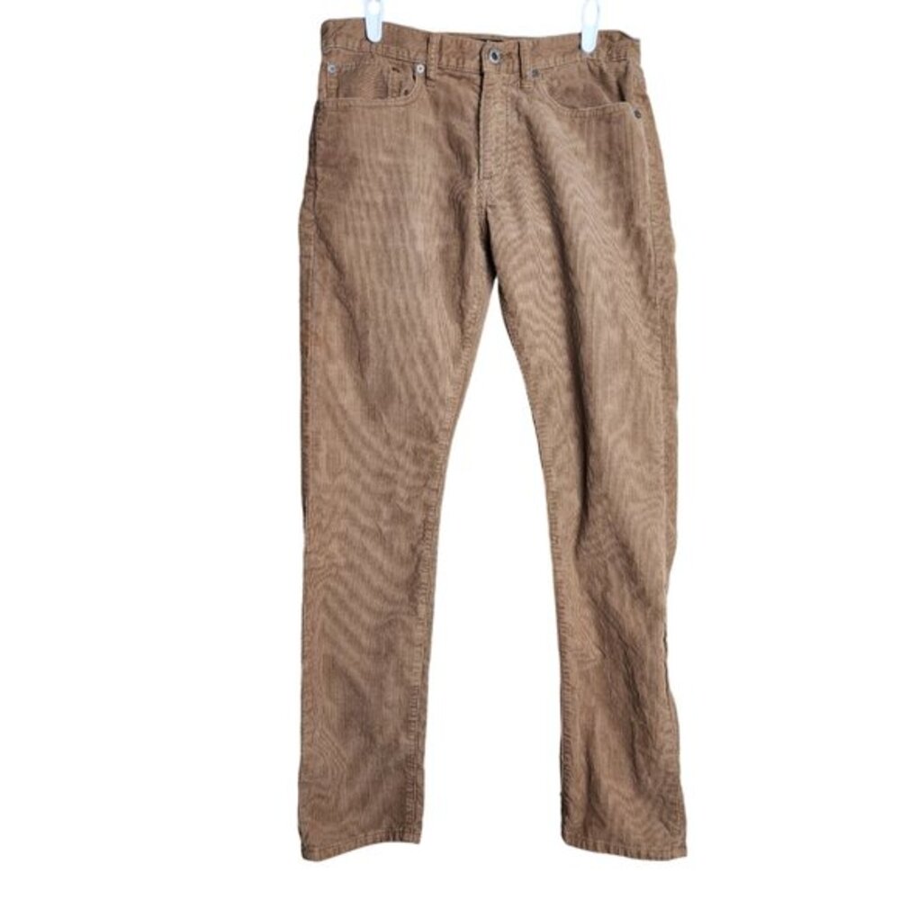 Lucky Brand Mens Corduroy Pants 30x32 Beige 121‎ Heritage Slim Fit